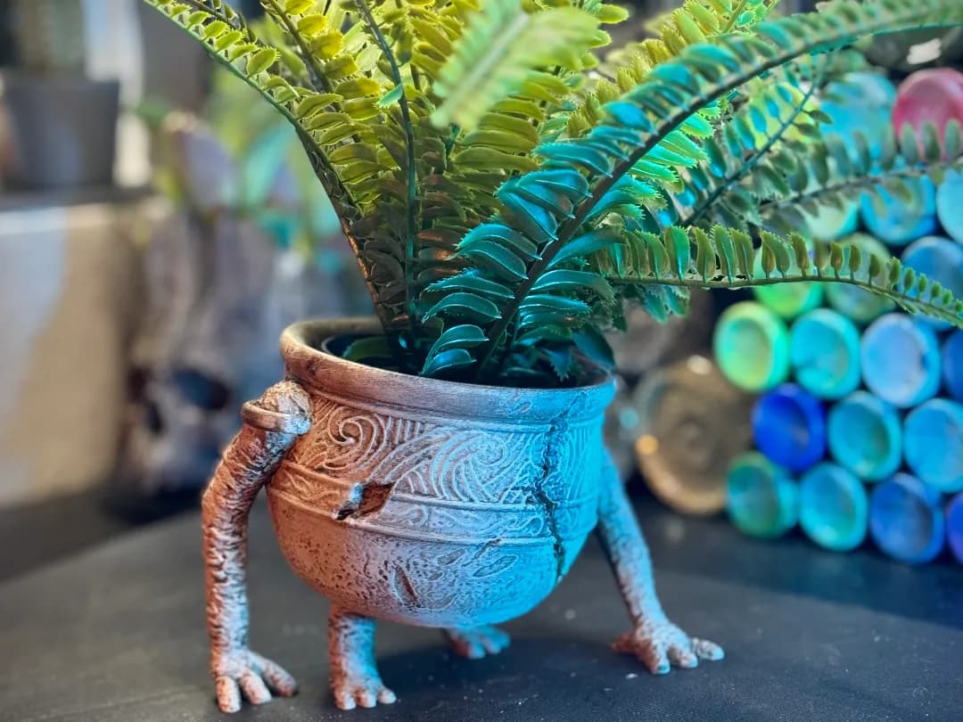 Mini Vaso Boneco