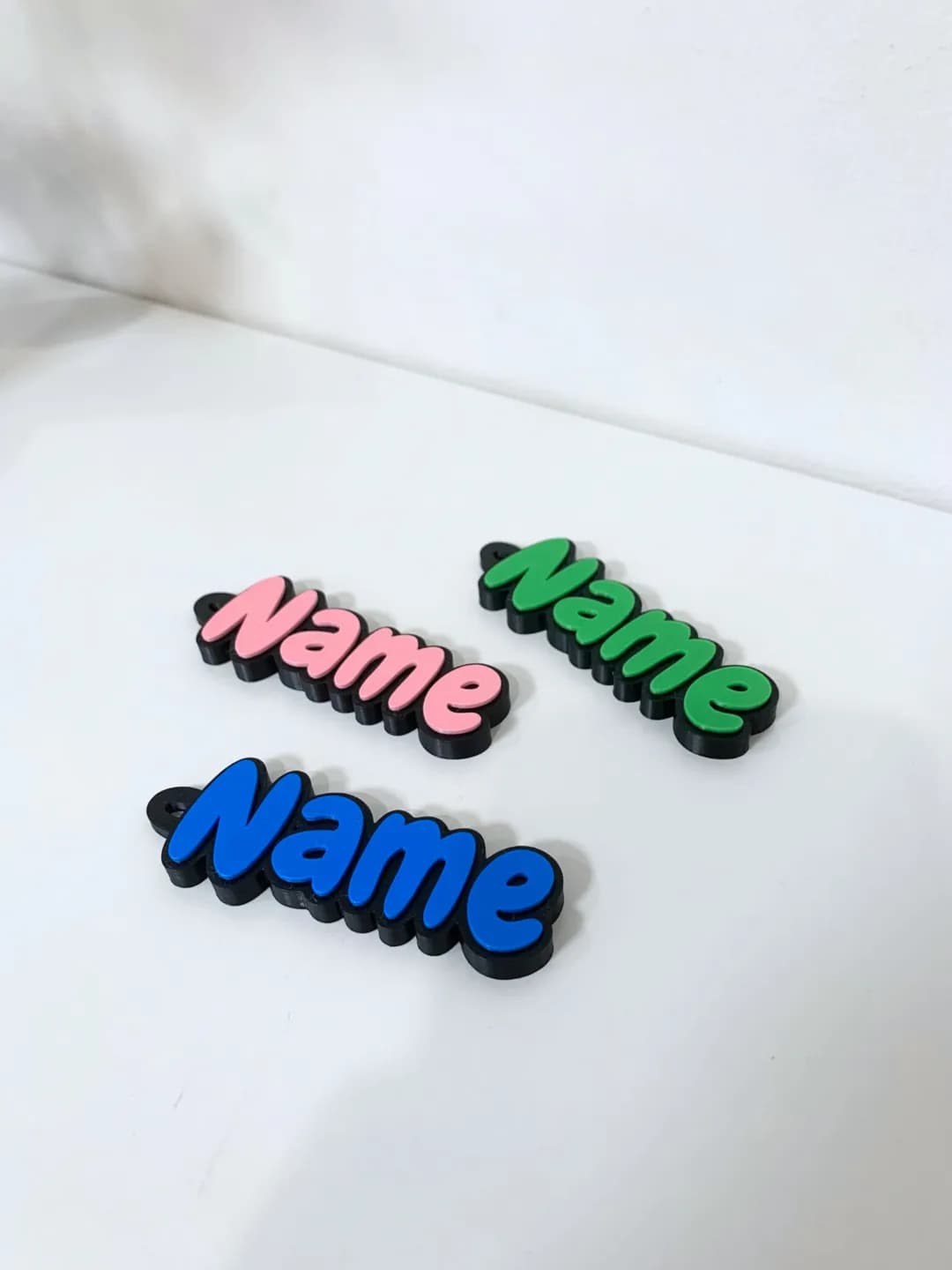 Chaveiro de Nome Colorido Personalizado