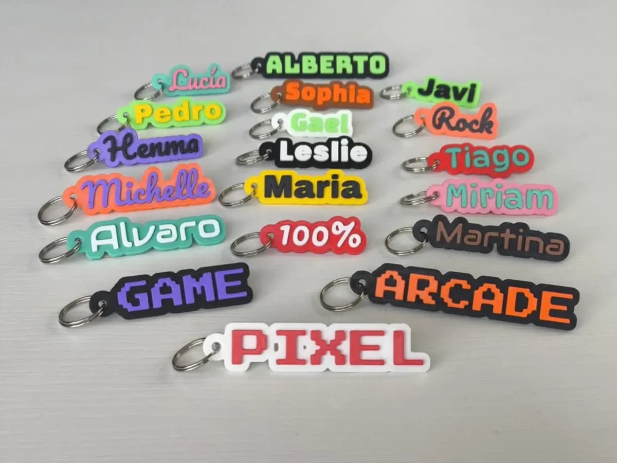 Chaveiro de Nome Personalizado Clássico
