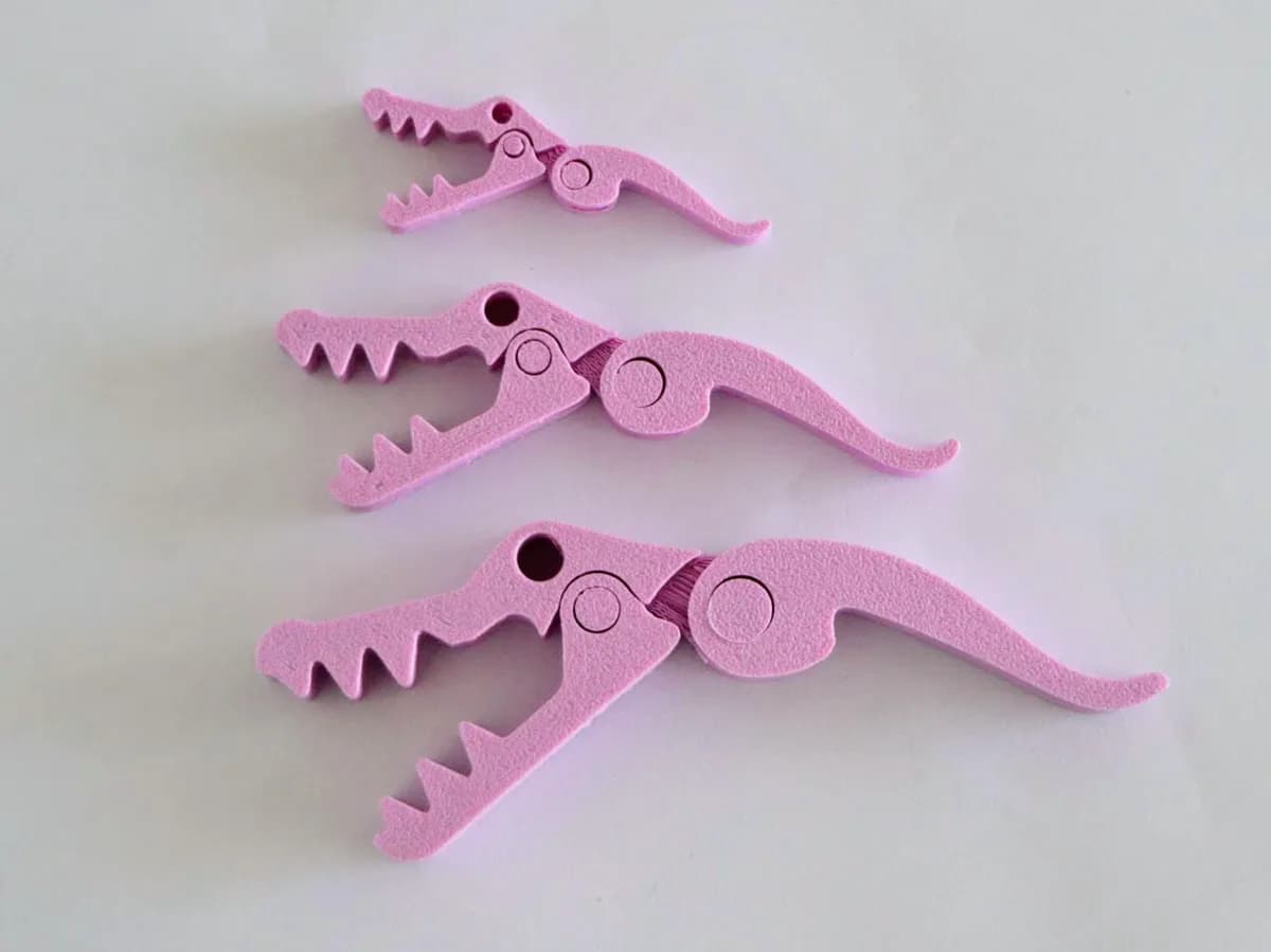 Prendedor de Sacos Crocodilo