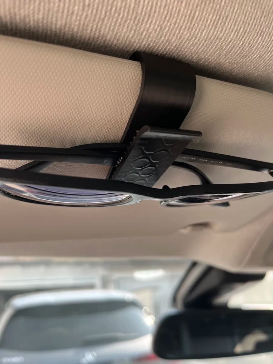 Porta-Óculos para Para-Sol do Carro