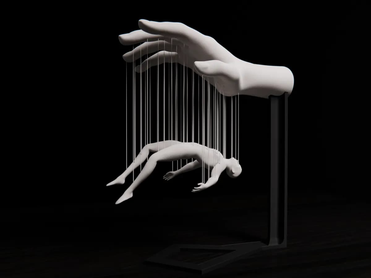 Escultura Overtaken